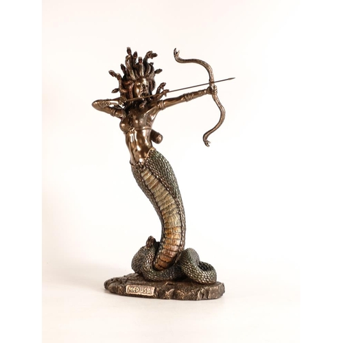 200 - Large Nemesis Now Fantasy Bronzed Medusa Figure, height 36cm