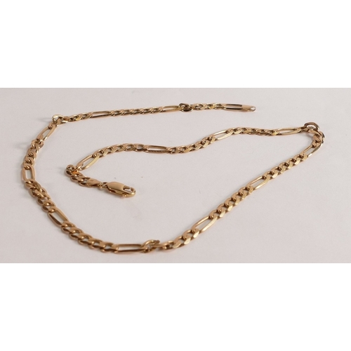 735 - 9ct gold quality 20.5 inch necklace, 18.3g.