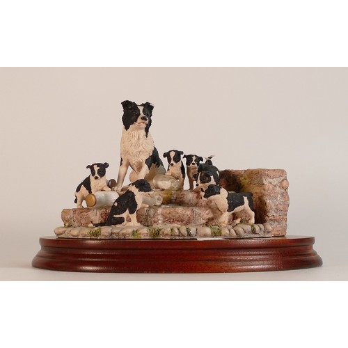 19 - Border Fine Arts figure Spilt Milk JH99, length of base 25cm