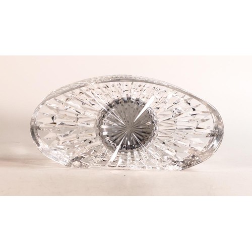 73 - Cut glass Waterford Mantle clock, height 10cm