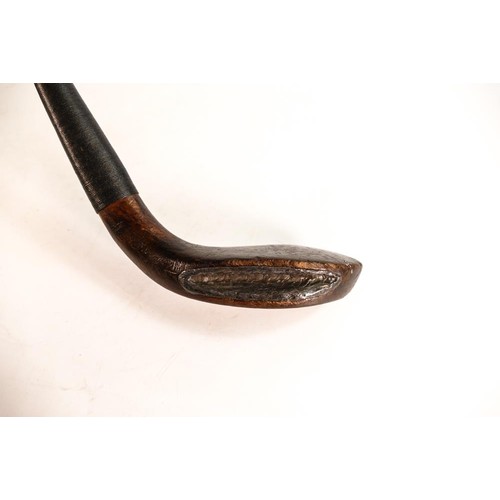 349 - Late 19th century long nosed golf club.