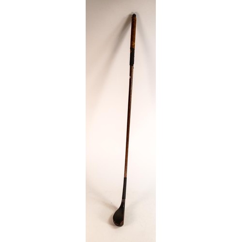 349 - Late 19th century long nosed golf club.