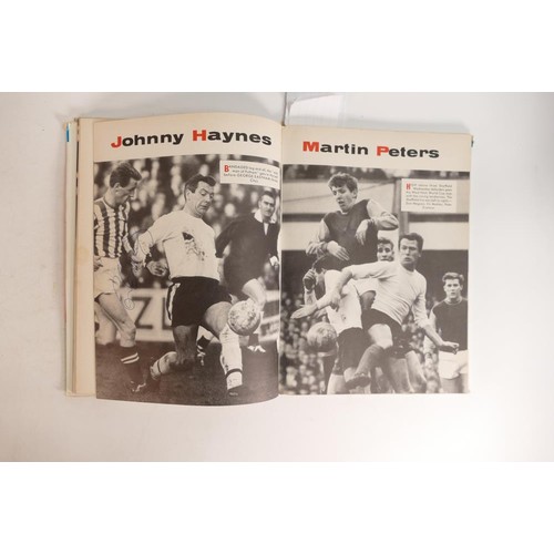 353 - Two copies of signed 1960's The Tropical Times Football books including 67/68 with Gordon Banks, Pet... 