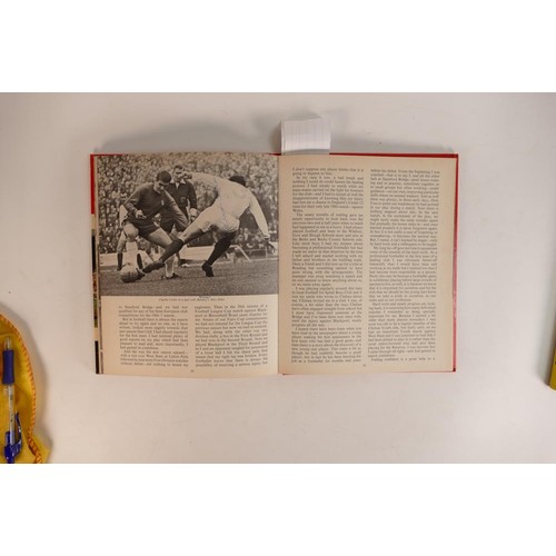 354 - Two copies of signed 1960's football annuals including Soccer Gift Book 67/68 with George Eastham, G... 