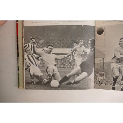 355 - A collection of 1960's football books including FA Book for Boys 21 1968, Soccer the International W... 