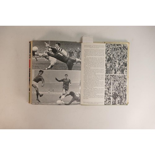 355 - A collection of 1960's football books including FA Book for Boys 21 1968, Soccer the International W... 