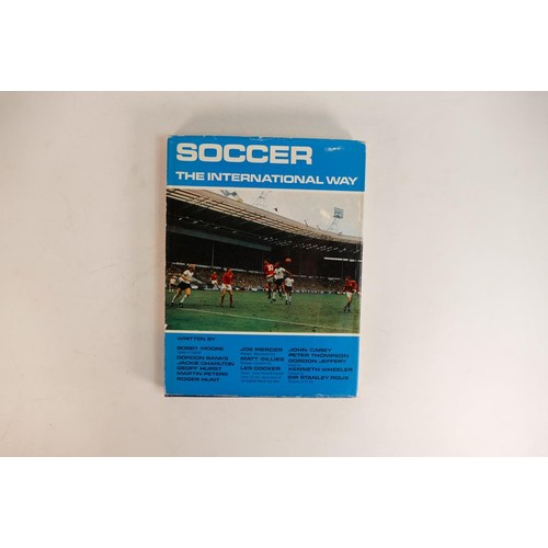 355 - A collection of 1960's football books including FA Book for Boys 21 1968, Soccer the International W... 