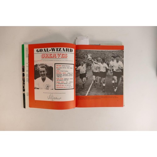 355 - A collection of 1960's football books including FA Book for Boys 21 1968, Soccer the International W... 