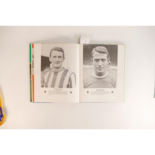 356 - Two 1960's football books including World Cup '66 signed Tom Finney & FA Book for Boys 20 1967-68 si... 