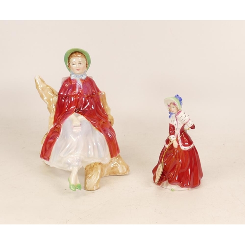 212 - Royal Doulton figures Sally HN2741 and small Christmas Morn HN3212 (2)