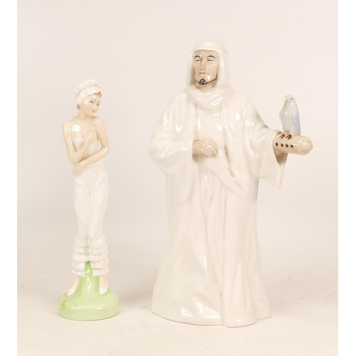 214 - Royal Doulton seconds figures Modesty and Sheikh