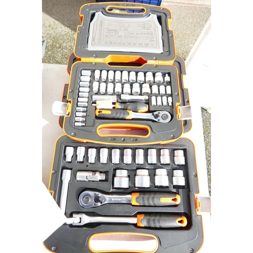 61 - 2 Tactix branded socket sets (2)