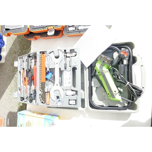 62 - Powerfix toolset + EXAKT precision tile cutter (2)