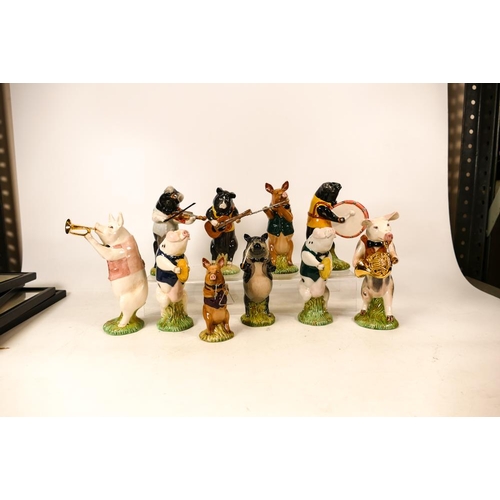 47 - Beswick Pig Promenade band to include Richard PP8, Christopher PP9, Michael PP6, John PP1, Matthew P... 