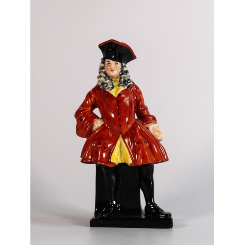 125 - Royal Doulton early figure Captain Macheath HN464. Good condition with some minor scuffs to red and ... 