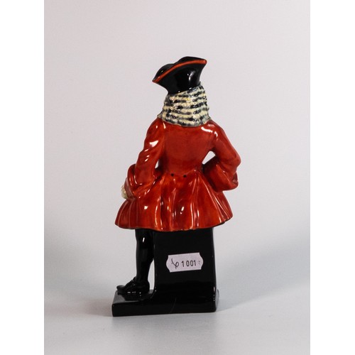 125 - Royal Doulton early figure Captain Macheath HN464. Good condition with some minor scuffs to red and ... 