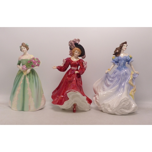 353 - Three Royal Doulton Lady Figures to include Happy Birthday HN3660, Figure of the Year 1993 Patricia ... 