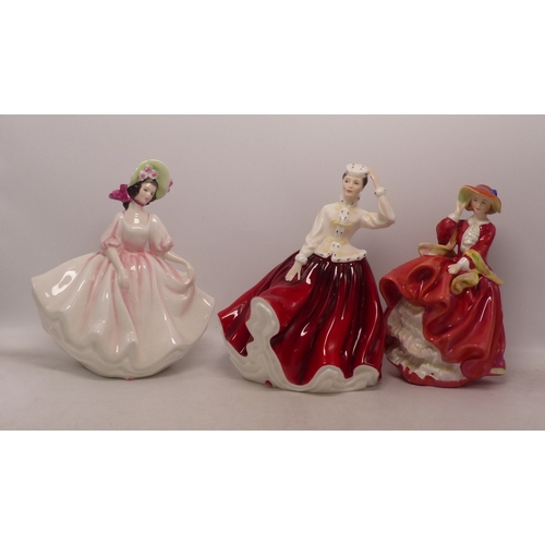 354 - Three Royal Doulton Lady Figures to include Sunday Best HN2698, Gail HN2937, Top O' The Hill HN1834 ... 