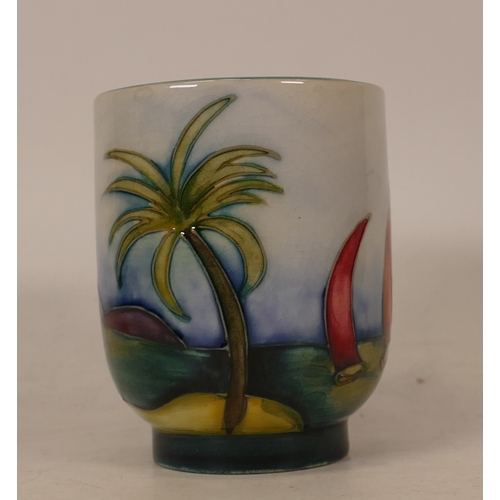 270 - Moorcroft Caribbean vase. Height 8cm