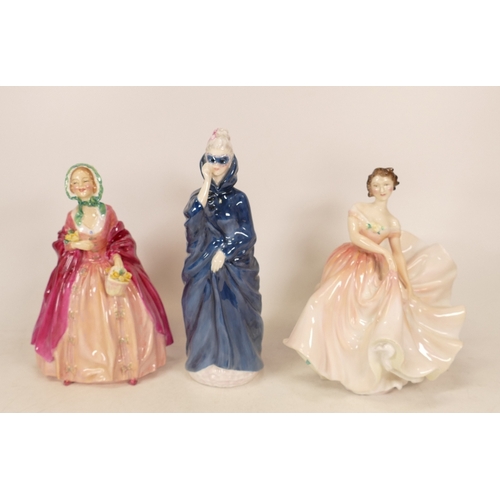 397 - Royal Doulton lady figures The Polka HN2156, Masque HN2554 and Rosebud (3)