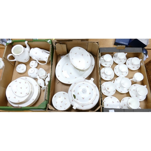 13 - A large collection of Mayfair Floral Decorated Tea & Dinner Ware including cups & saucers, teapot, s... 