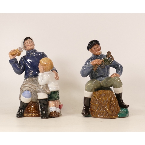 220 - Royal Doulton Seconds Figures The Lobster Man Hn2317 & Song of the Sea Hn2729(2)