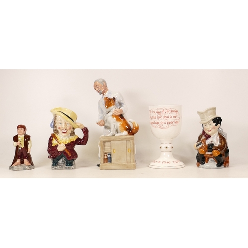 229 - A mixed collection of items to include 2nd Royal Doulton Large Character figure Thanks Doc Hn2731, 2... 