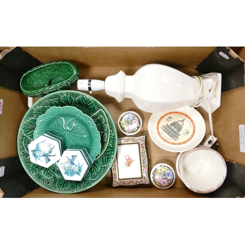 533 - A Mixed Collection of Ceramic Items mostly Wedgwood to include Cabbage and Leaf Ware, Wedgwood Clio ... 