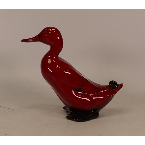 478 - Royal Doulton Flambe Duck 137, height 15cm