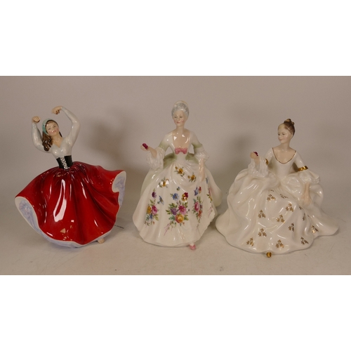 55 - Royal Doulton lady figures Diana HN2468, My Love HN2339 and Karen HN2388 (3)