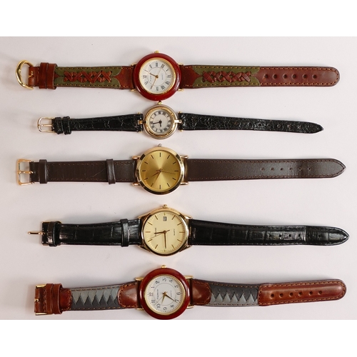 664 - Bentima Star incabloc 1960's mens wrist watch  and 16 other mainly later mens and ladies fashion wat... 