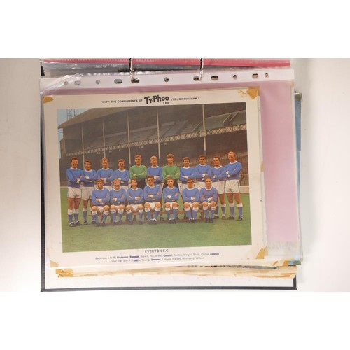 694 - A large collection of signed original pictures including - Gordon Banks, England, Typhoo Tea card.  ... 