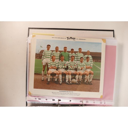 694 - A large collection of signed original pictures including - Gordon Banks, England, Typhoo Tea card.  ... 