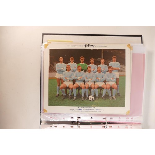 694 - A large collection of signed original pictures including - Gordon Banks, England, Typhoo Tea card.  ... 