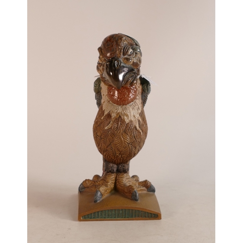 413 - Burslem Pottery Stoneware The Judge Court Room Series Grotesque Bird, Inspired by Martin Bros,, sign... 