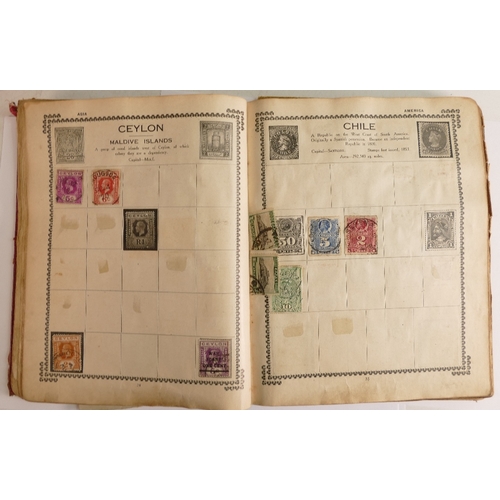 773 - A Victory stamp album containing various stamps of the world.