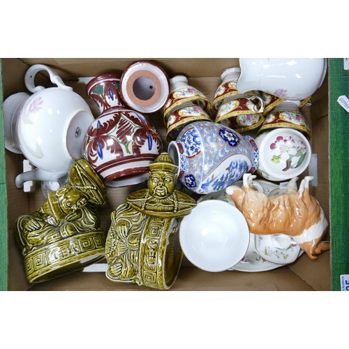 325 - A Mixed Collection of Ceramic items to include Wedgwood Mirabelle, Art Pottery Lustre Vase, Beswick ... 