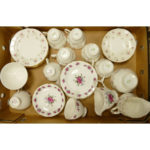 383 - A lot containing two part teasets, Duchess China 