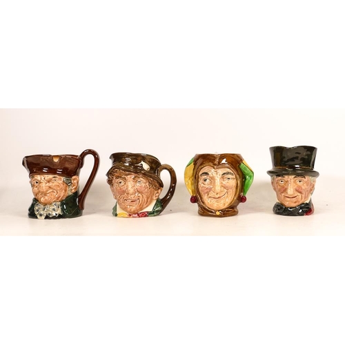 470 - Royal Doulton Small Character Jugs to include Paddy, Jester, John Peel & Old Charley(4)