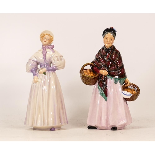 486 - Royal Doulton The Orange Lady HN1759 together with Goebel Gentle Thoughts 1835.