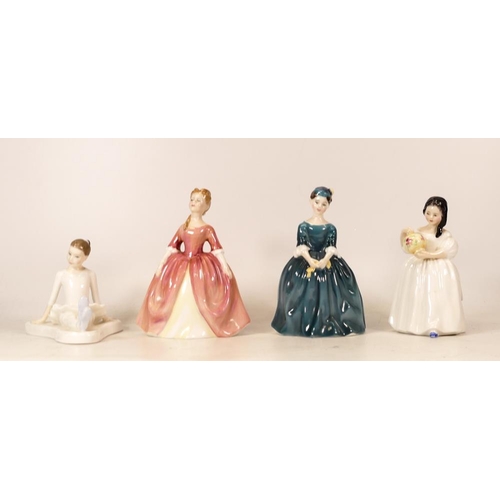 508 - Royal Doulton Small Lady Figures Mandy Hn2476, Debbie Hn2400, Stage Struck Hn3951 & Cherie Hn2341(4)