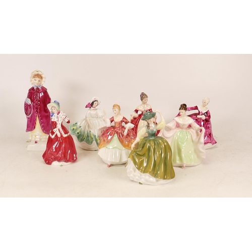 132 - Eight Small Royal Doulton Lady Figures to include Georgina HN2377, Southern Belle HN3174, Kirsty Hn3... 