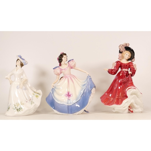 416 - Three Royal Doulton Lady Figures to include Adele HN2480, Anglela HN3419 and Patricia HN3365 (3)