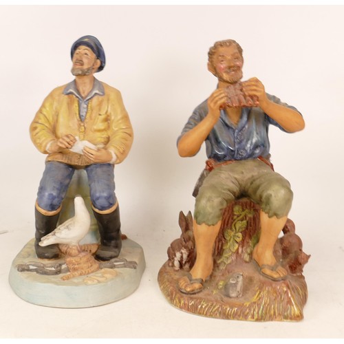 134 - Two Royal Doulton Matte Character Figures to include The Seafarer Hn2455 and Dreamweaver Hn2283 (2)