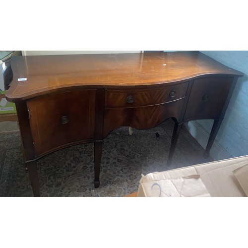 573 - Bevan Funnell 'Reprodux' inlaid sideboard, 2 doors and 1 drawer, 153cm wide.