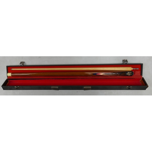 564 - Cased Sports Life Club Pool Cue. Length of Cue: approx. 144cm