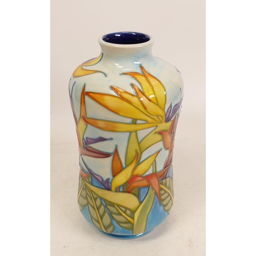 22 - Moorcroft California vase. Designed by Jeanne McDougall , dated 1998. Height 21cm