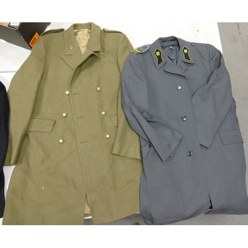 591E - A collection of clothing items to include Lincoln Bennett & co top hat and tails jacket with waistco... 