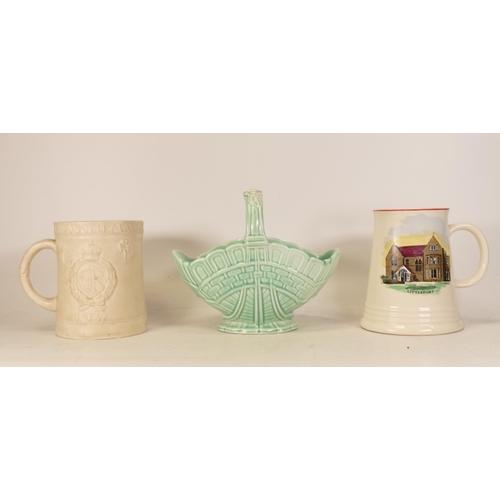 558 - Three Burleigh Ware items to include Edward VIII Commemorative Coronation Tankard, Tankard with prin... 