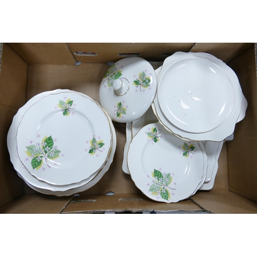 64 - Royal Winton Grimwades dinner ware to include dinner plates, side plates platters, lidded tureen (1 ... 